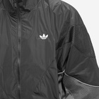 Adidas Men's Rekive Cutline Track Top in Black/Grey Five