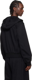 Dries Van Noten Black Loose Zipped Hoodie