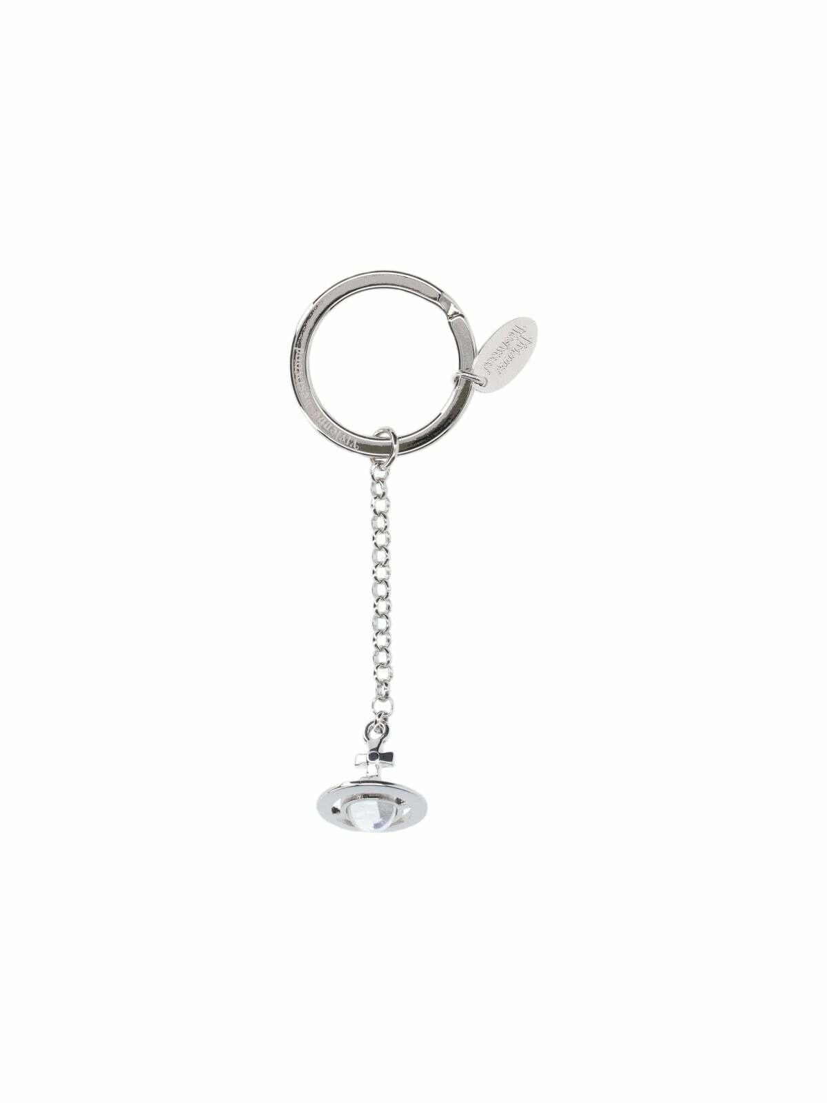 【送料&関税込】Vivienne Westwood Portachiave i Love Orb Vivienne Westwood I Love Orb キーホルダー | シルバートーン