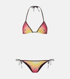 The Attico Printed bikini