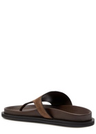 A.emery Imara Suede Flip Flops Brown