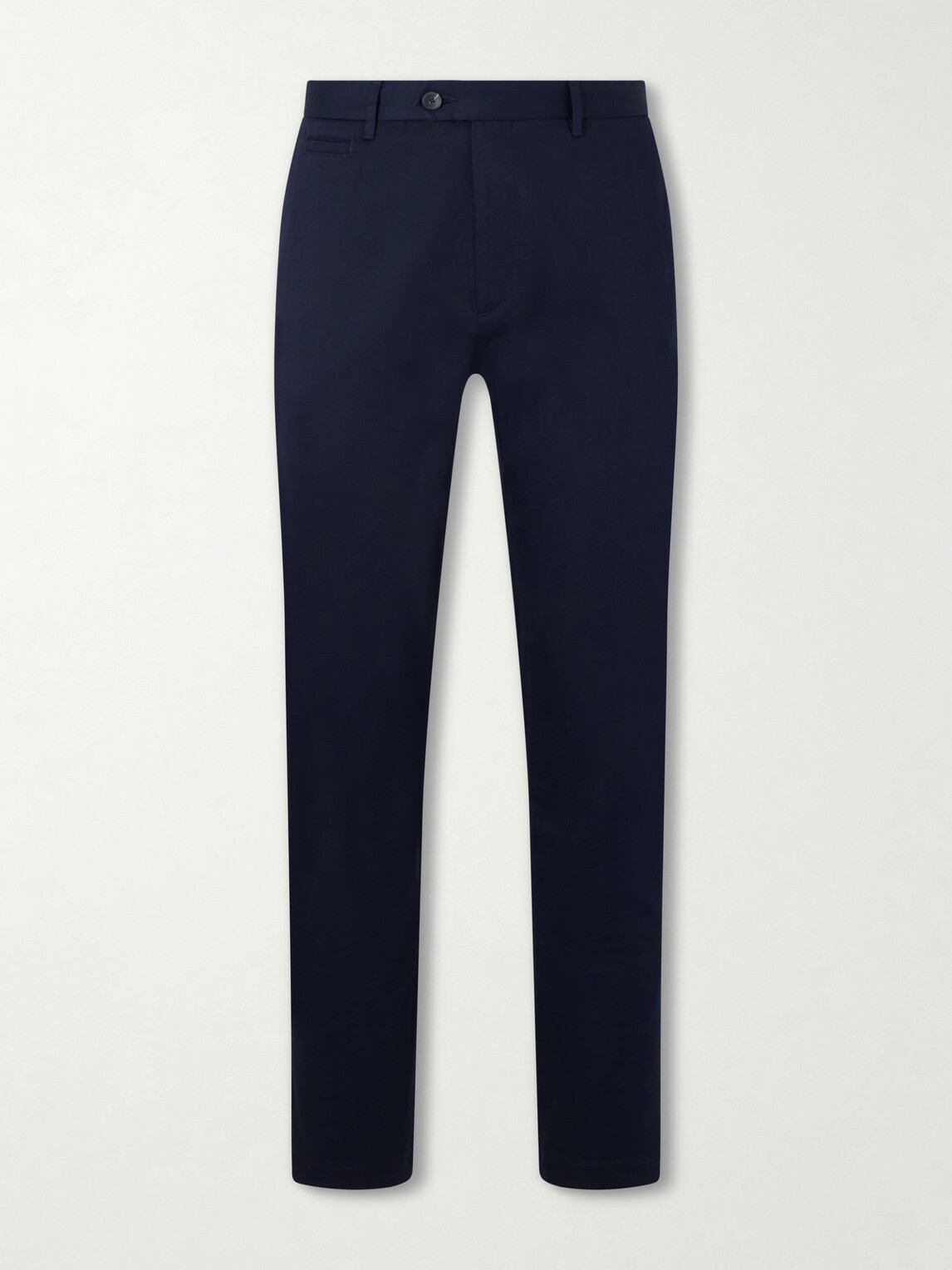 Mr P. - Samuel Straight-Leg Organic Cotton Chinos - Blue