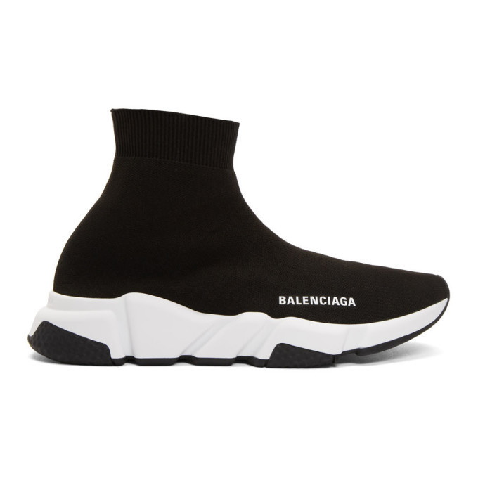 Photo: Balenciaga Black Speed Sneakers