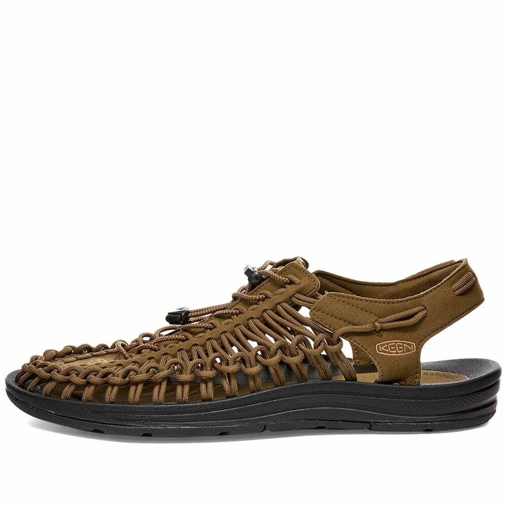 Keen Men's Uneek OG in Dark Olive/Brown Sugar KEEN