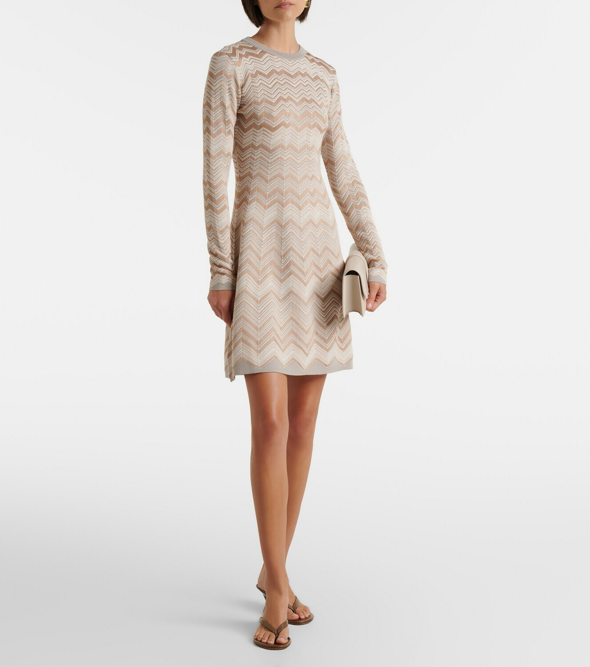 Missoni Zigzag knitted minidress