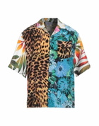 Marine Serre Mens Shirt Azure