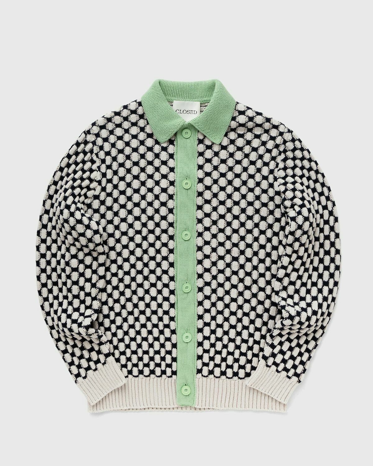 CLOSED POLO JACKET black/beige Mens Zippers & Cardigan