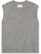 AMI PARIS - Virgin Wool-Blend Sweater Vest - Gray