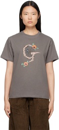 Gentle Fullness Gray Graphic T-Shirt