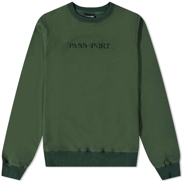 Photo: Pass~Port Men's Official Organic Crew Sweat in Forest