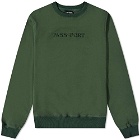 Pass~Port Men's Official Organic Crew Sweat in Forest