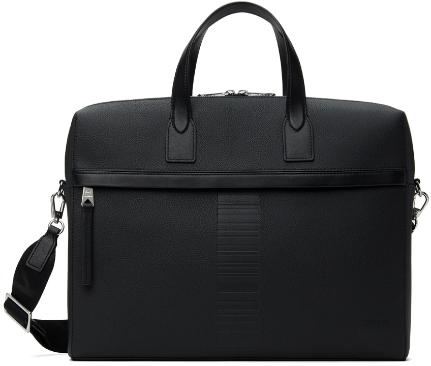 Paul Smith Black Painted Stripe Briefcase Paul Smith