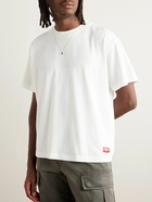 Cherry Los Angeles - Escape Logo-Print Garment-Dyed Cotton-Jersey T-Shirt - White