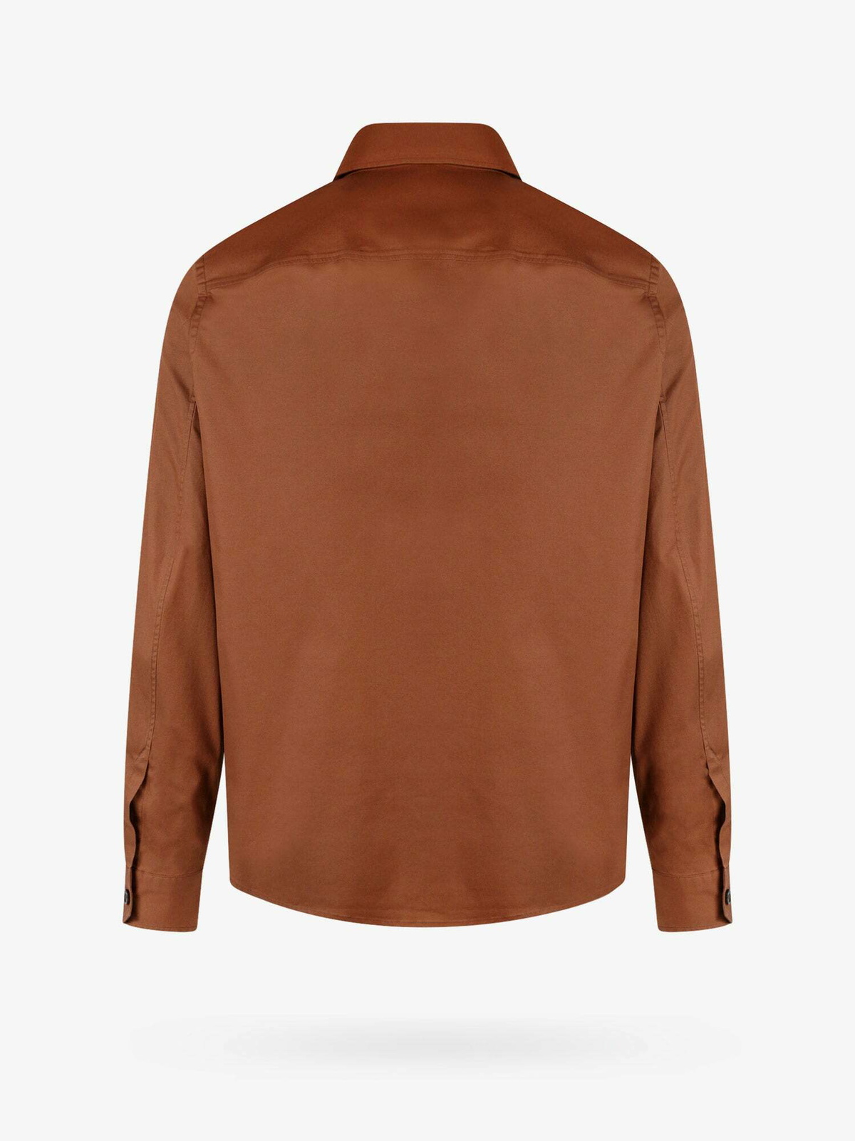 Zegna Shirt Brown Mens Zegna