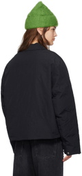 Acne Studios Black Spread Collar Down Jacket