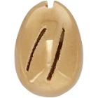 Bottega Veneta Gold Oversized Egg Earrings