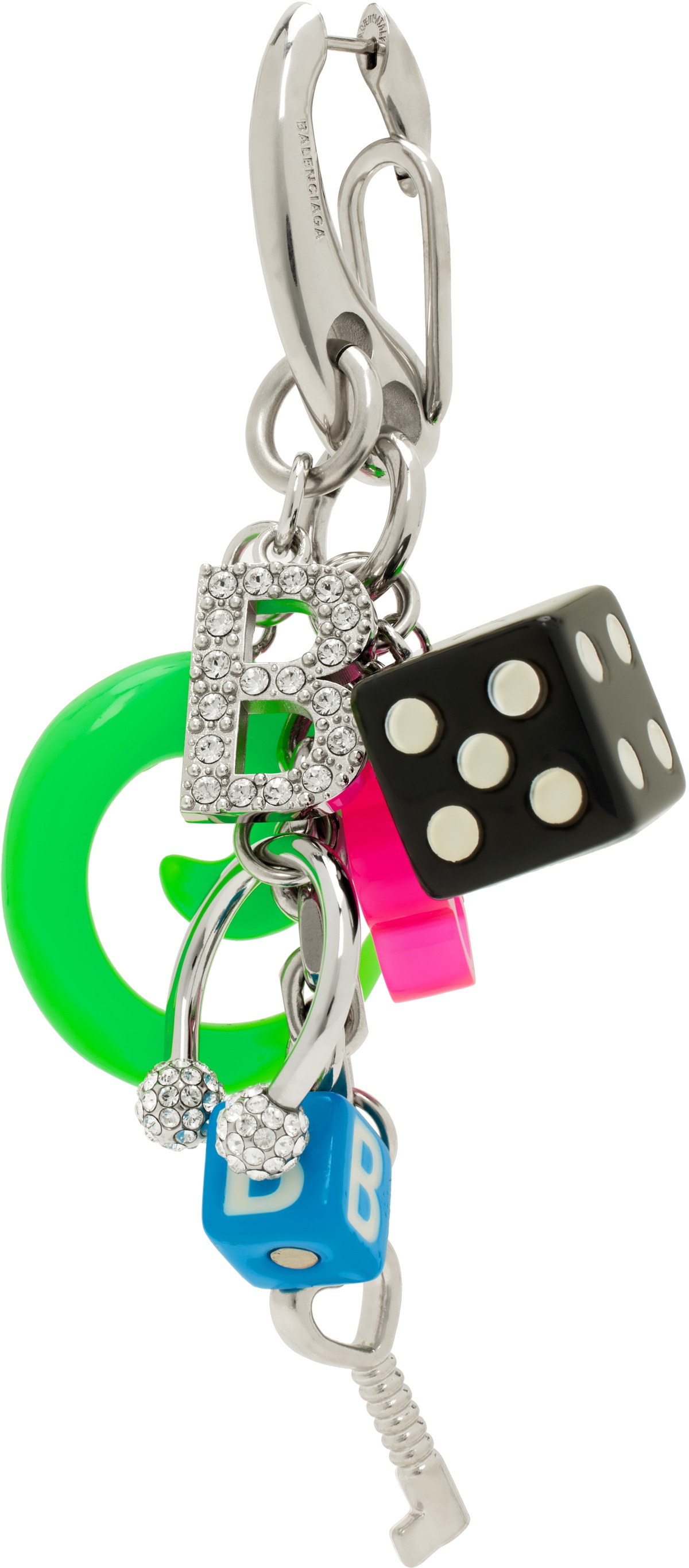 Balenciaga Silver Pigalle Collector Single Earring