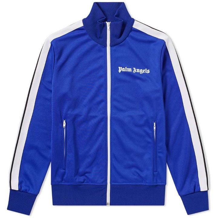 Photo: Palm Angels Taped Track Jacket Blue