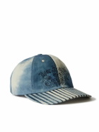 The Elder Statesman - Silvano Dual Logo-Embroidered Tie-Dyed Cotton-Twill Baseball Cap