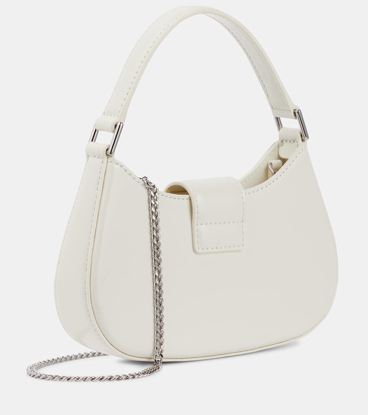 【送料&関税込】self-portrait Embellished Hand Bag Self-Portrait Crescent embellished leather shoulder bag Self