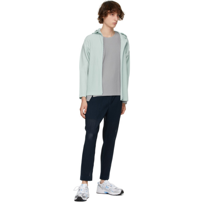 Homme Plisse Issey Miyake Grey Monthly Color February Zip-Up