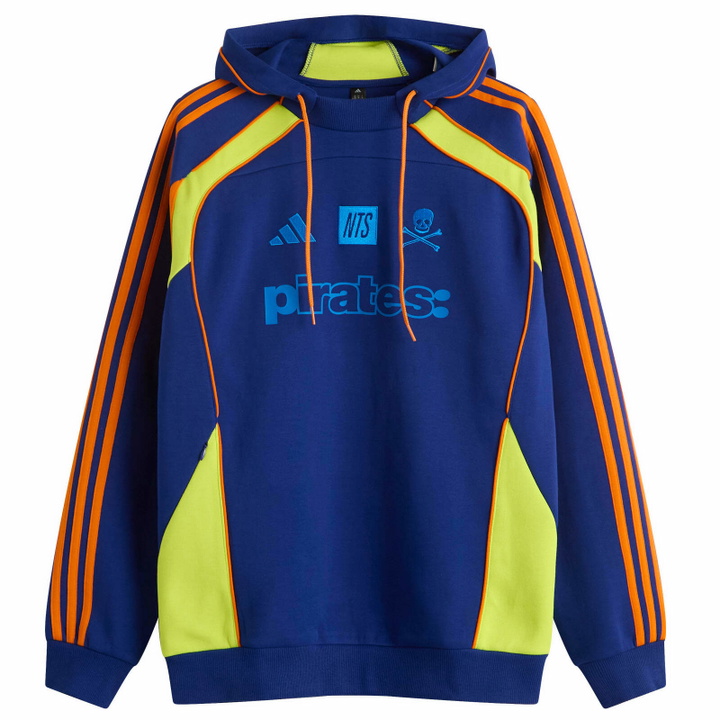 Photo: Adidas Orlando Pirates NTS UBP Hoodie in Ink/Yellow/Orange