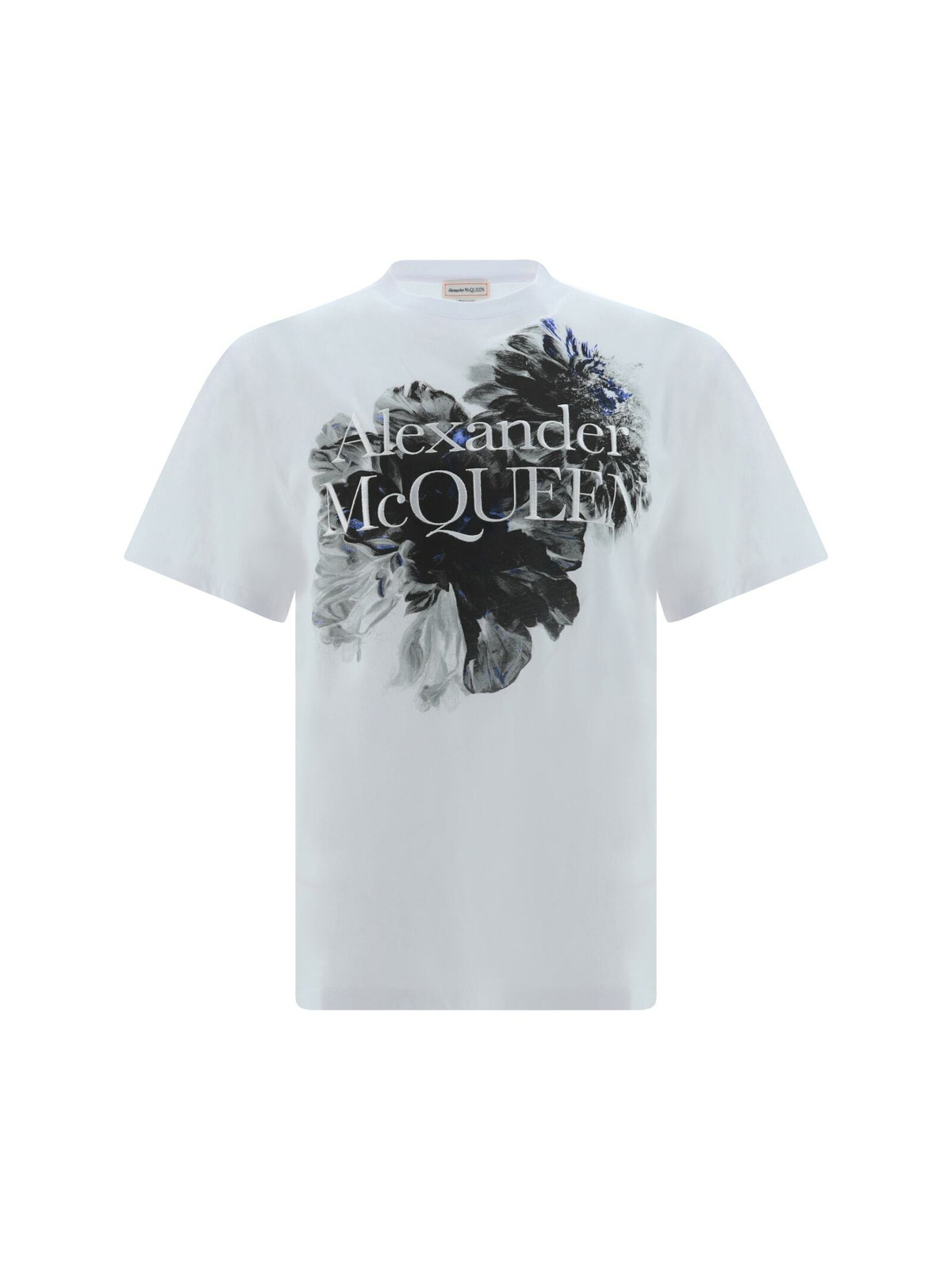 ★alexander mcqueen★ Dutch Flower Logo Short Sleeve T-Shirt Alexander McQueen Dutch Flower Logo T-shirt Alexander McQueen