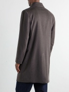 Paul Smith - Brushed Wool and Cashmere-Blend Felt Coat - Brown