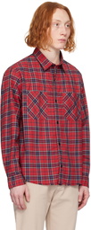 Hugo Red Oversized Shirt