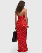 Rotate Birger Christensen Printed Maxi Dress Red - Womens - Dresses