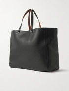 VALENTINO - Valentino Garavani Reversible Logo-Debossed Full-Grain Leather Tote Bag