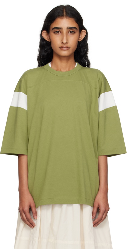 Photo: YMC Green & White Skate T-shirt