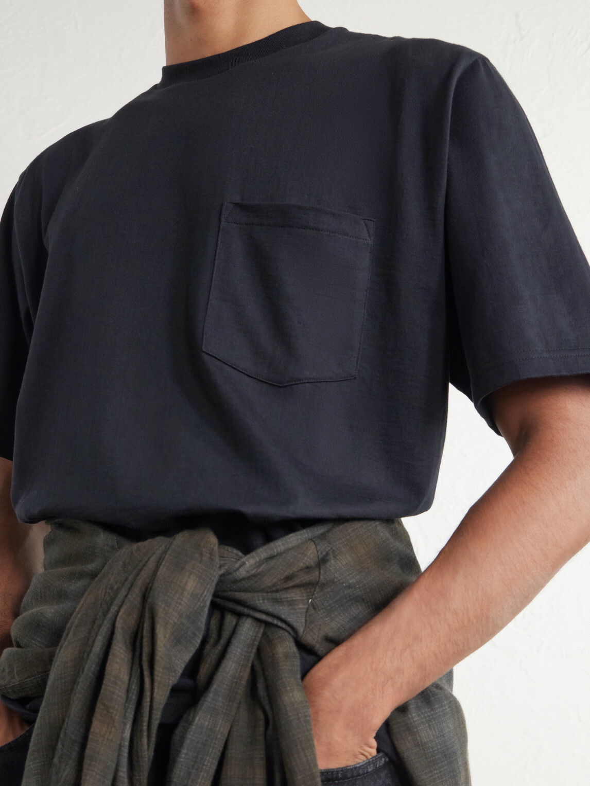 Graphpaper - Set of Two Cotton-Jersey T-Shirt - Black