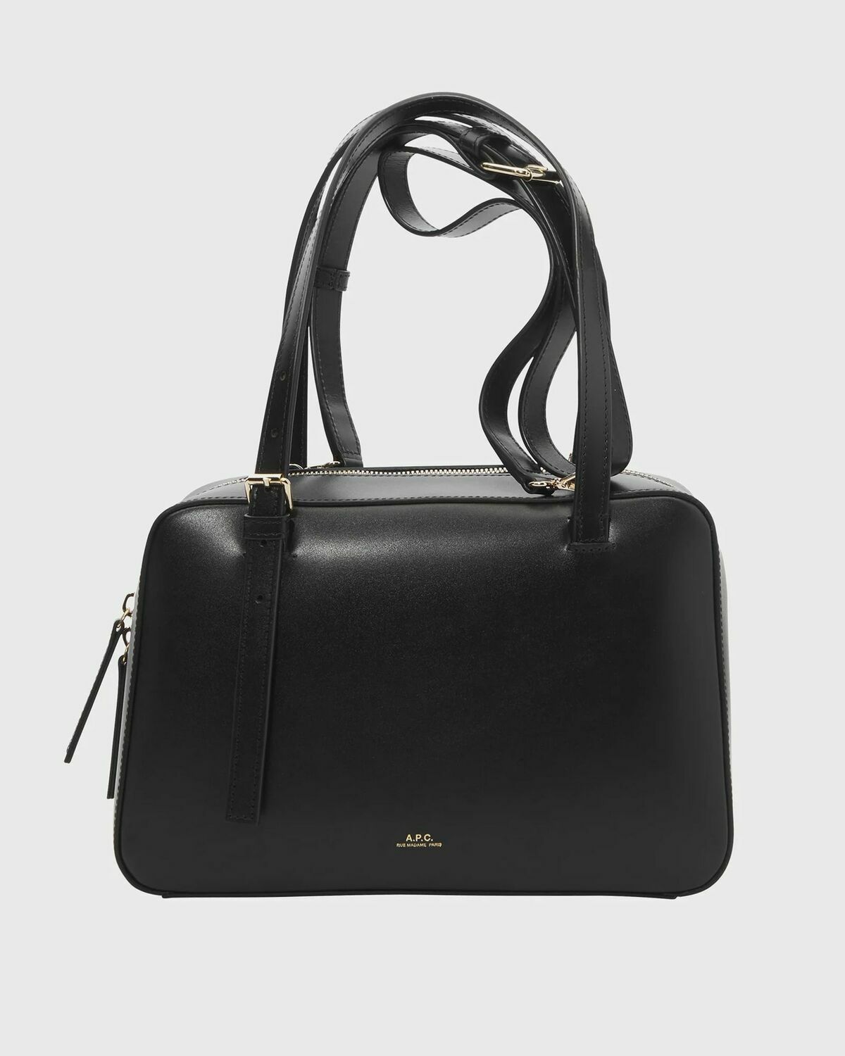 A.P.C. VIRGINIE BOX BAG Black Mens Handbags/Messenger & Crossbody Bag