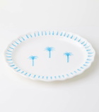 Les-Ottomans Palms painted ceramic tray