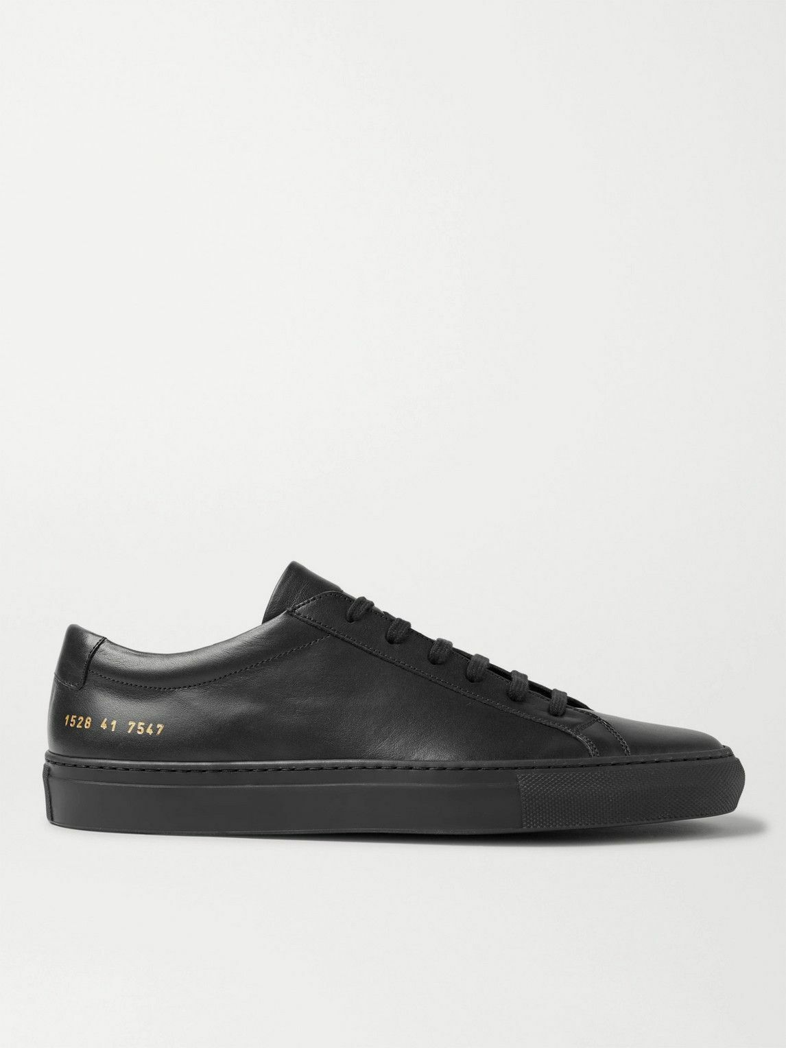 Common Projects - Original Achilles Leather Sneakers - Black Common ...