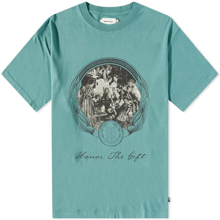 Photo: Honor the Gift Men's Past and Future T-Shirt in Teal