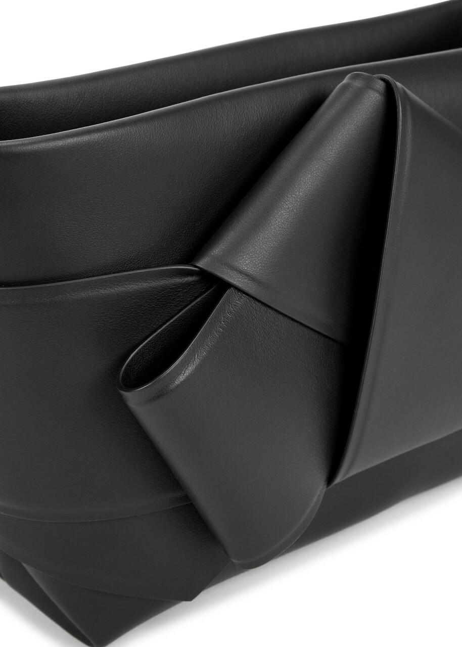 Acne Studios Musubi Knotted Leather Shoulder bag - Black