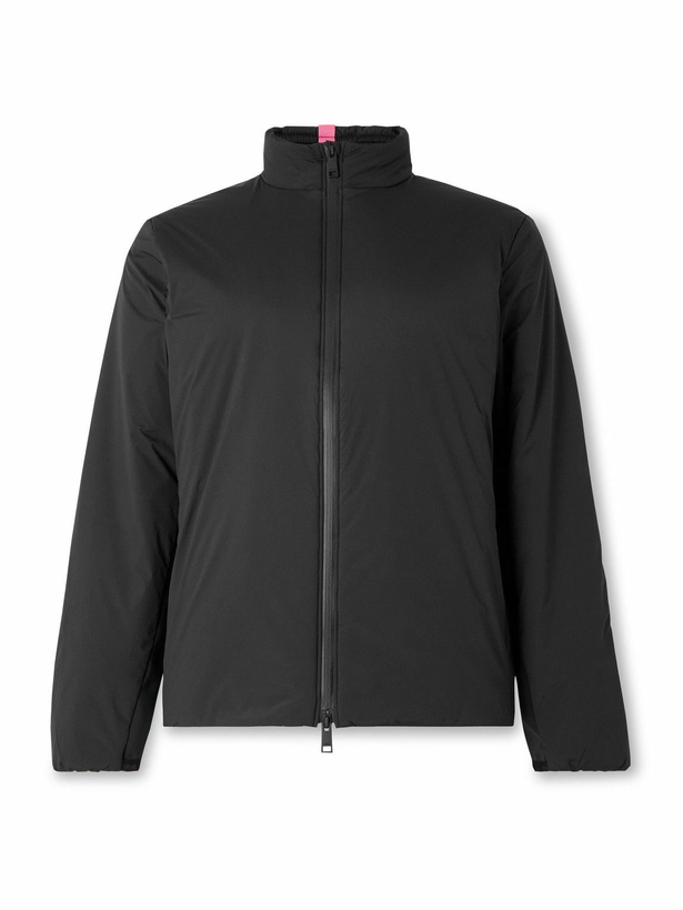 Photo: G/FORE - The Maverick Hybrid Logo-Print Stretch-Jersey and Shell Golf Jacket - Black