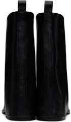 AMOMENTO Black Folded Boots