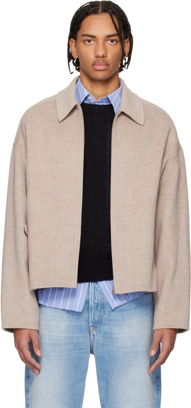 Photo: Acne Studios Beige Cashmere Jacket