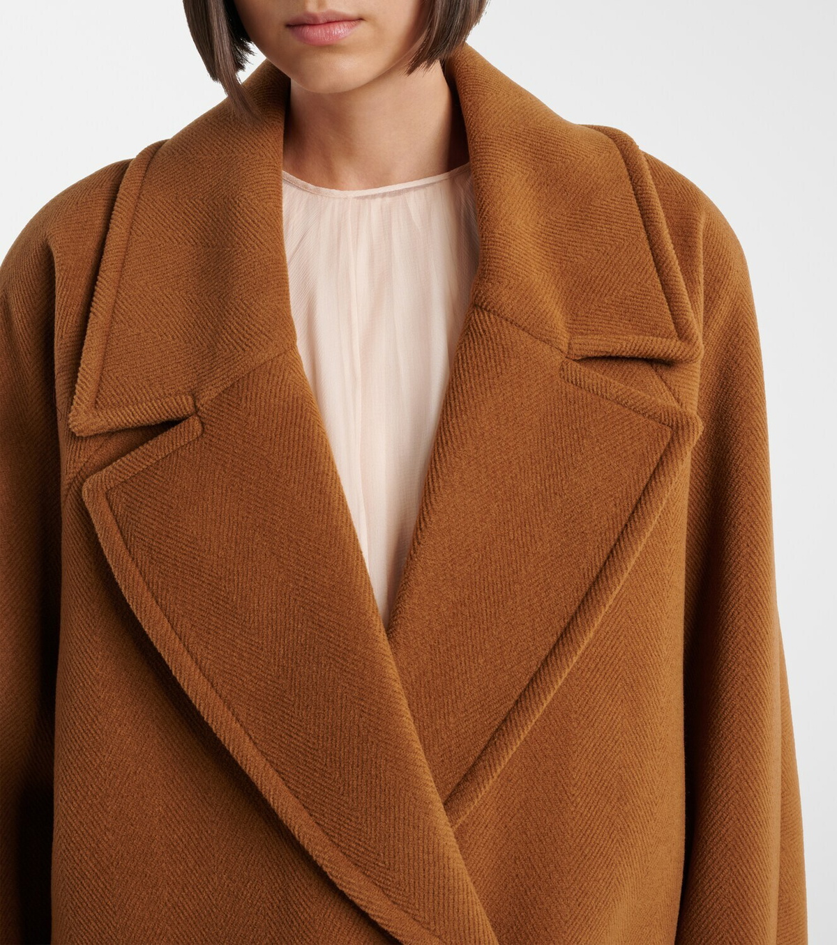 Chloé Double-breasted virgin-wool coat