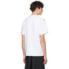 Fumito Ganryu SSENSE Exclusive White Neoprene Tape Pocket T-Shirt