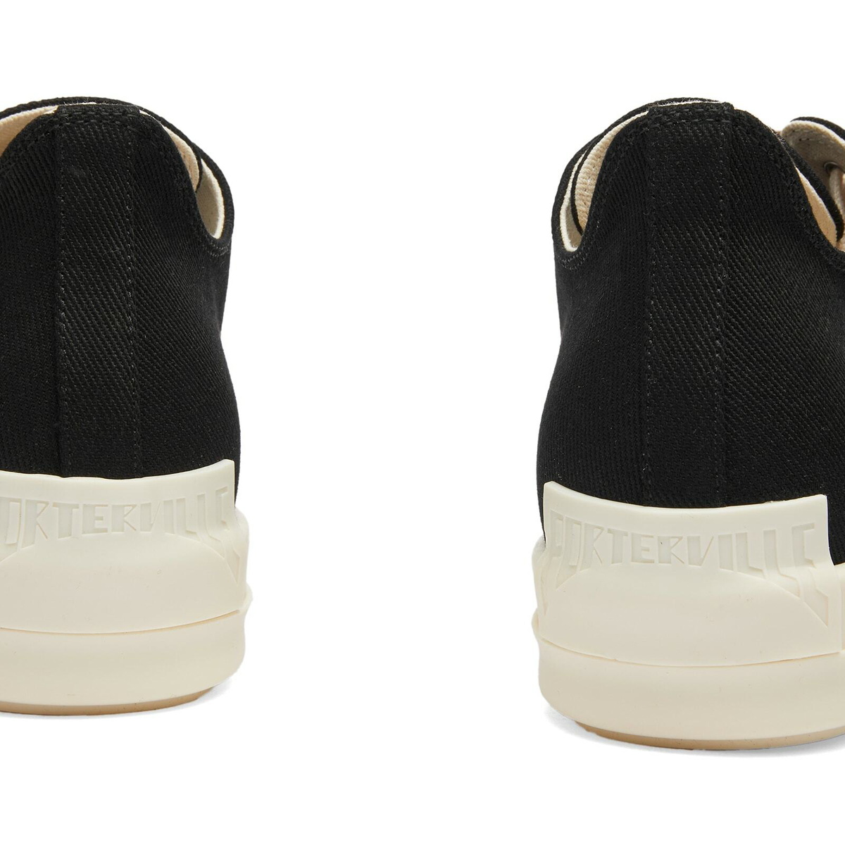 Rick Owens DRKSHDW Women's Low Sneakers in Black Milk