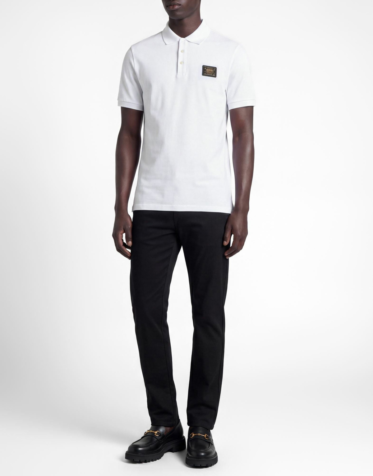 Moschino Mens Polo shirt in White