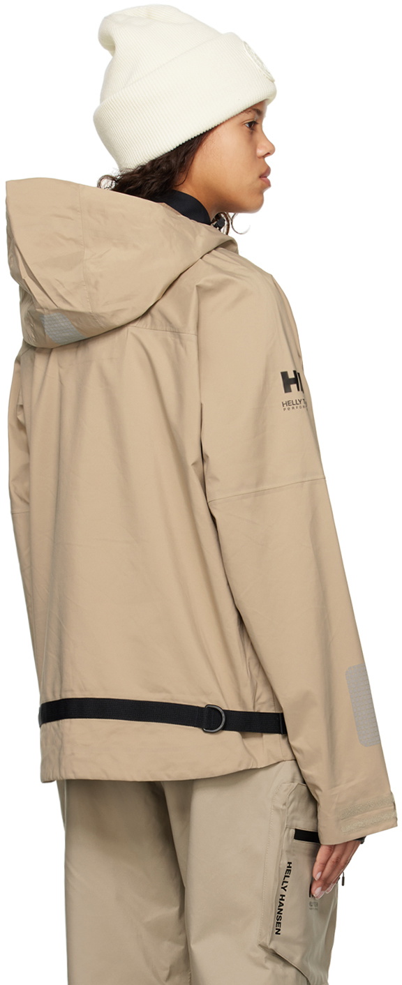 HH-118389225 Beige Arc Storm Shell Jacket