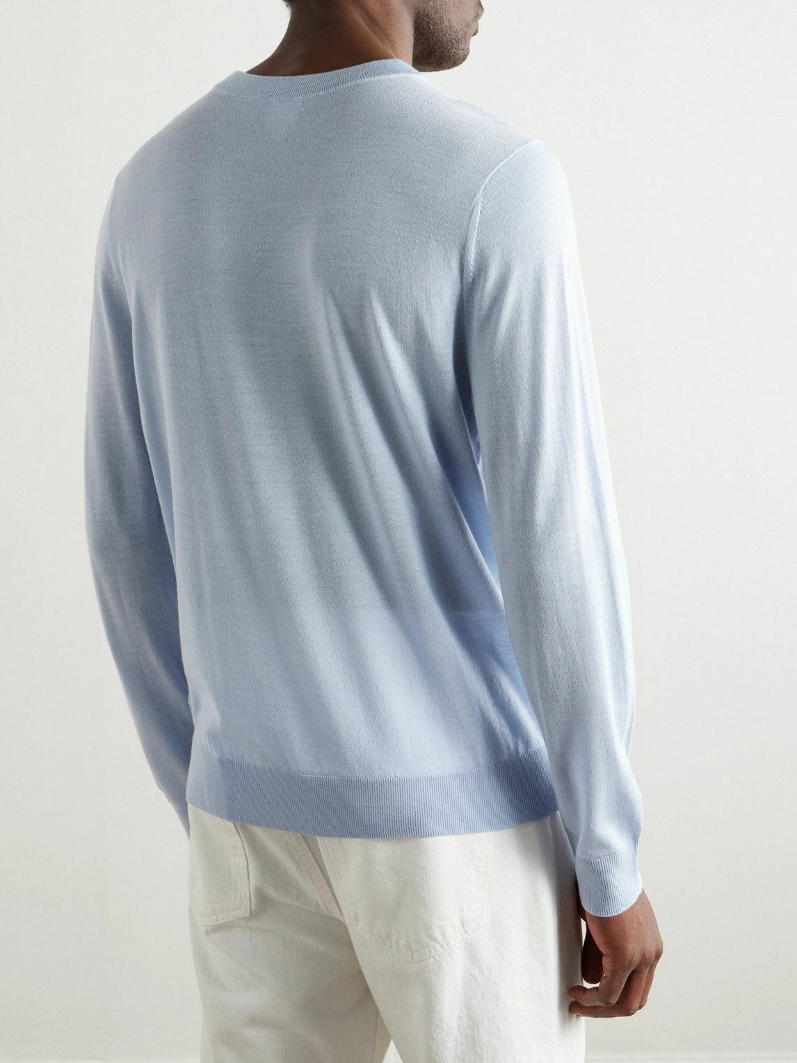 Paul Smith - Slim-Fit Merino Wool Sweater - Blue