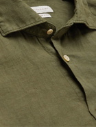 Incotex - Linen Shirt - Green