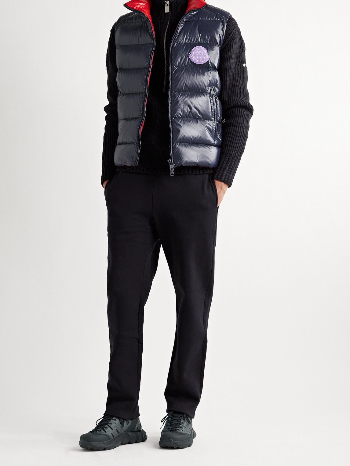 Moncler Genius - 2 Moncler 1952 Silencio Nubuck, Mesh and Rubber Sneakers - Black