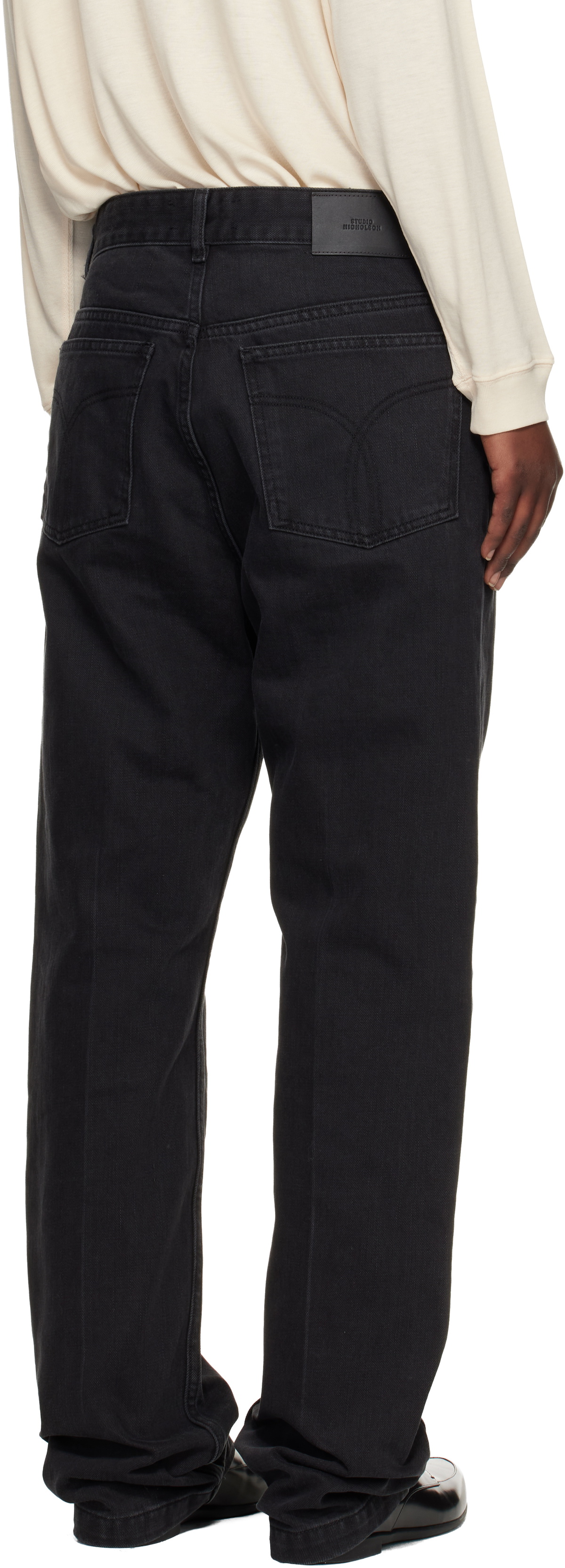 Studio Nicholson Black Barra Jeans